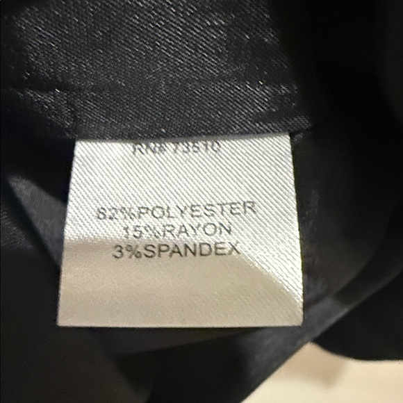 Uncle Frank Ladies Jacket.  Size M.  Black/Grey. Button Front. Poly Blend. - Picture 10 of 10